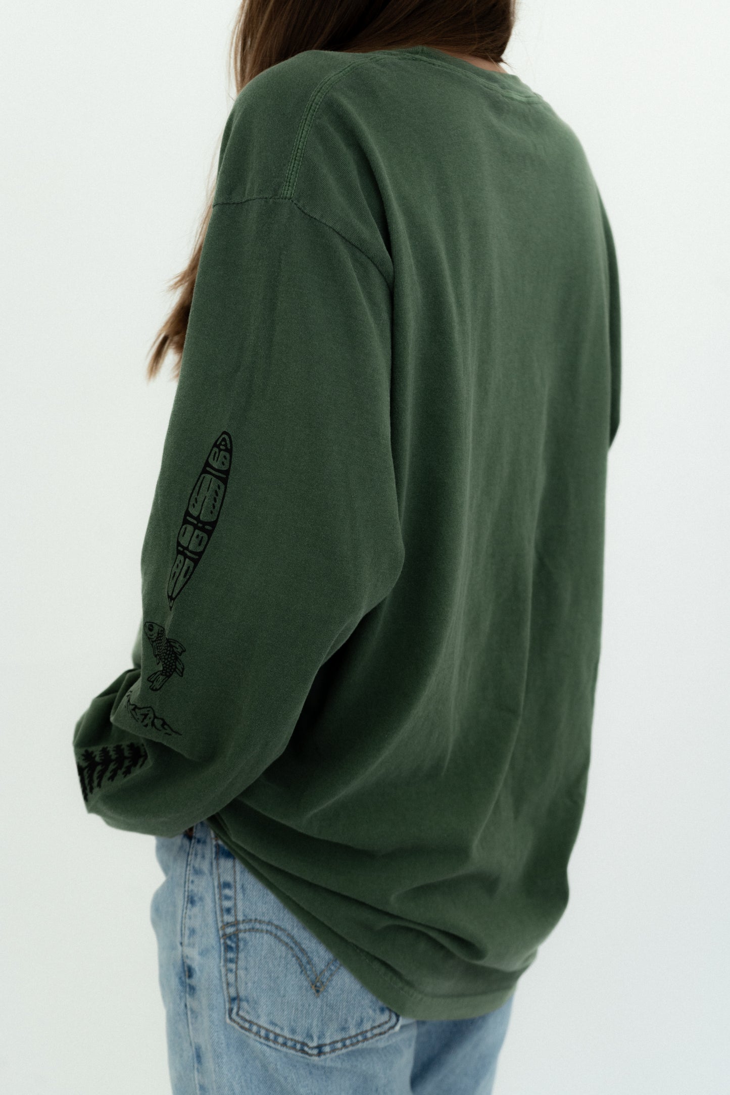 Lake Icon Long Sleeve Shirt