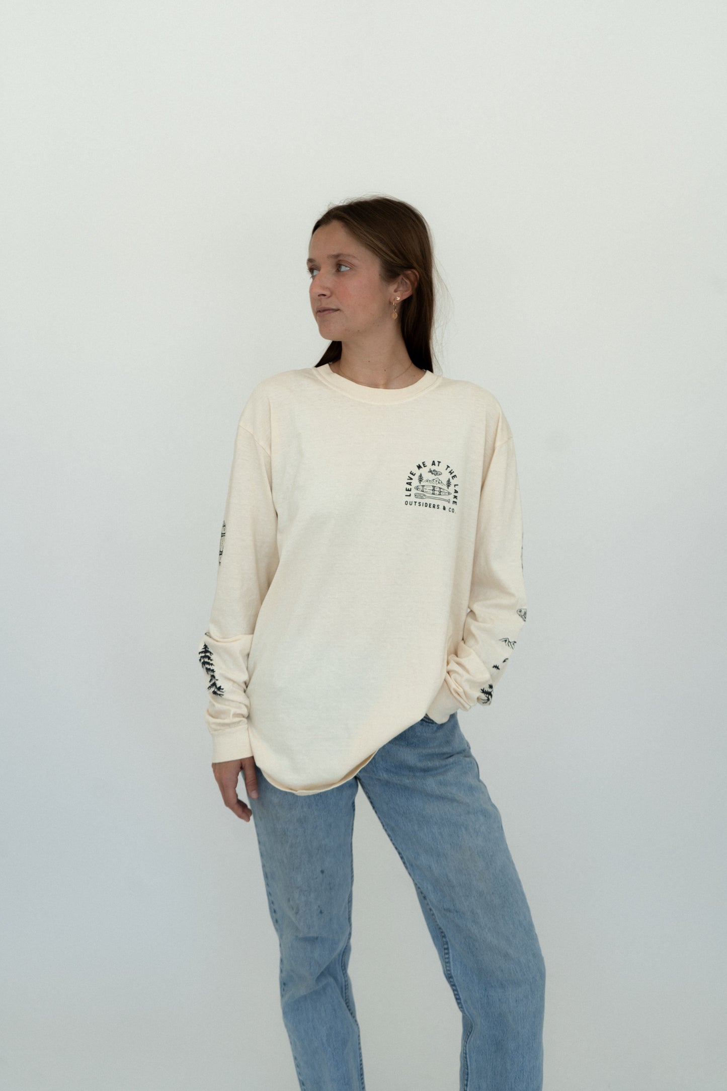 Lake Icon Long Sleeve Shirt