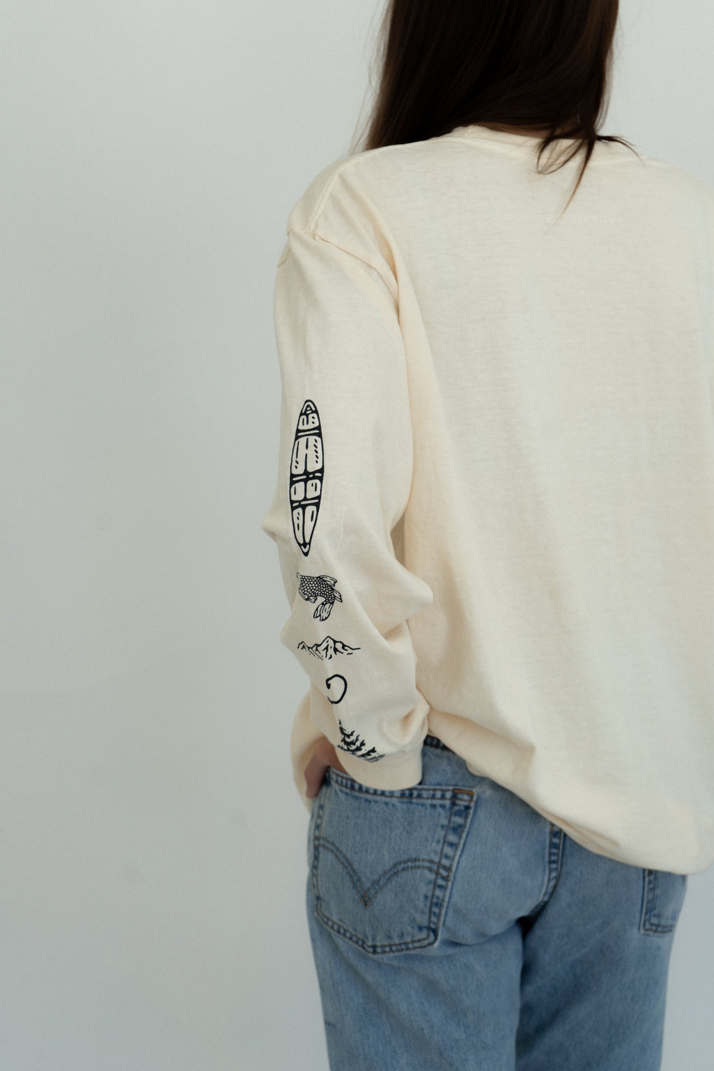 Lake Icon Long Sleeve Shirt