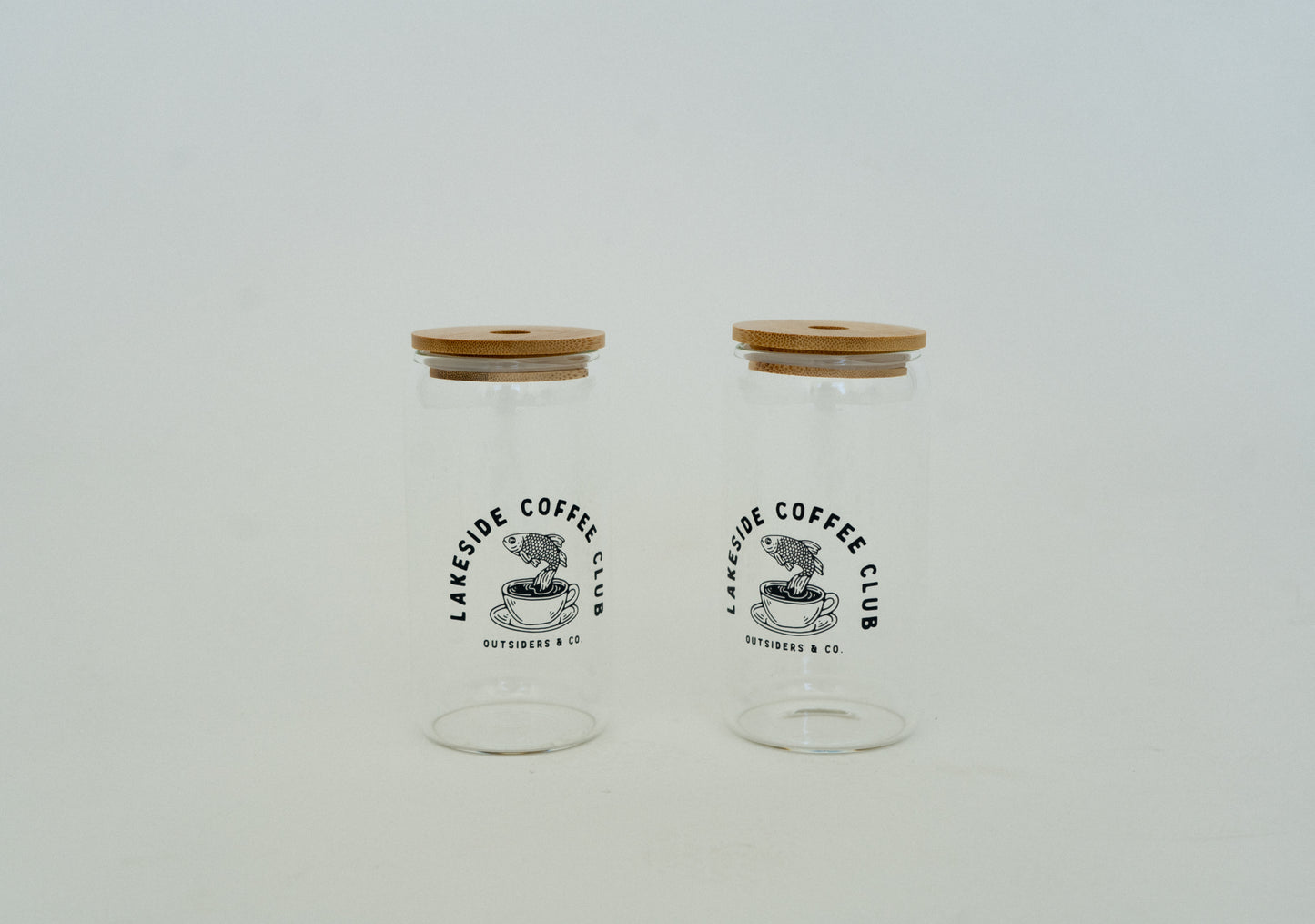 Lakeside Coffee Club Glass