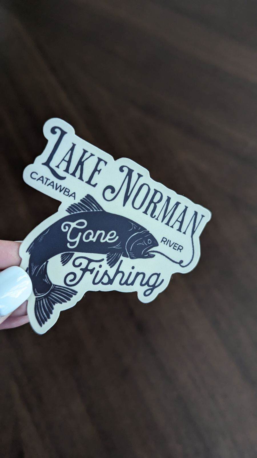 Gone Fishing Sticker