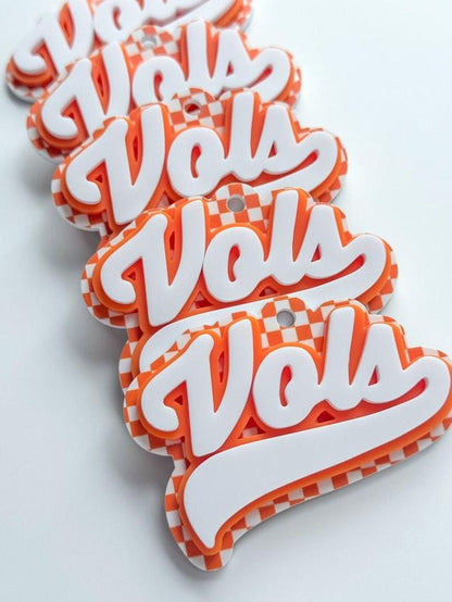 Tennessee Vols Checkered Keychains