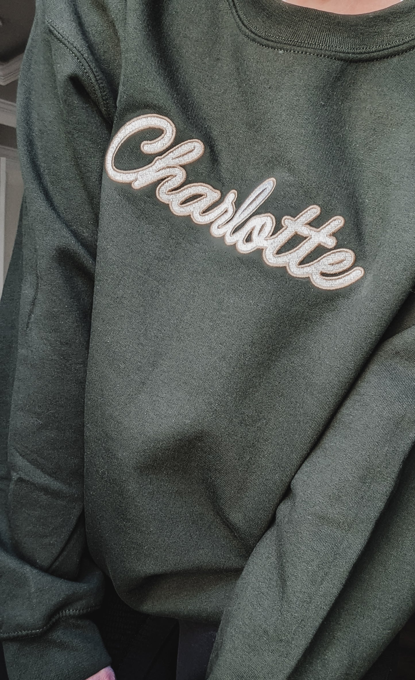 Charlotte Embroidered Crewneck