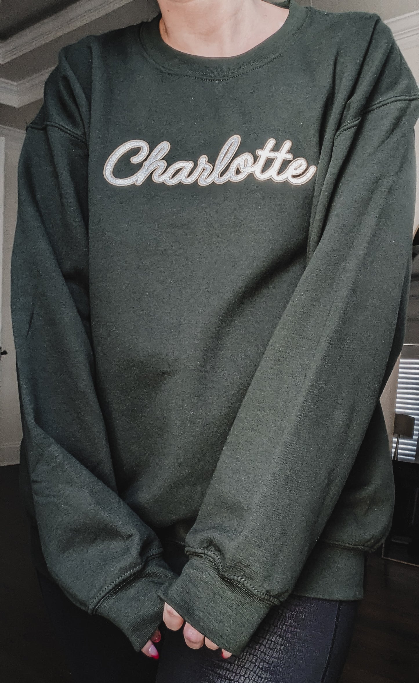 Charlotte Embroidered Crewneck