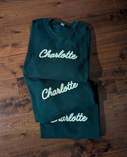 Charlotte Embroidered Crewneck