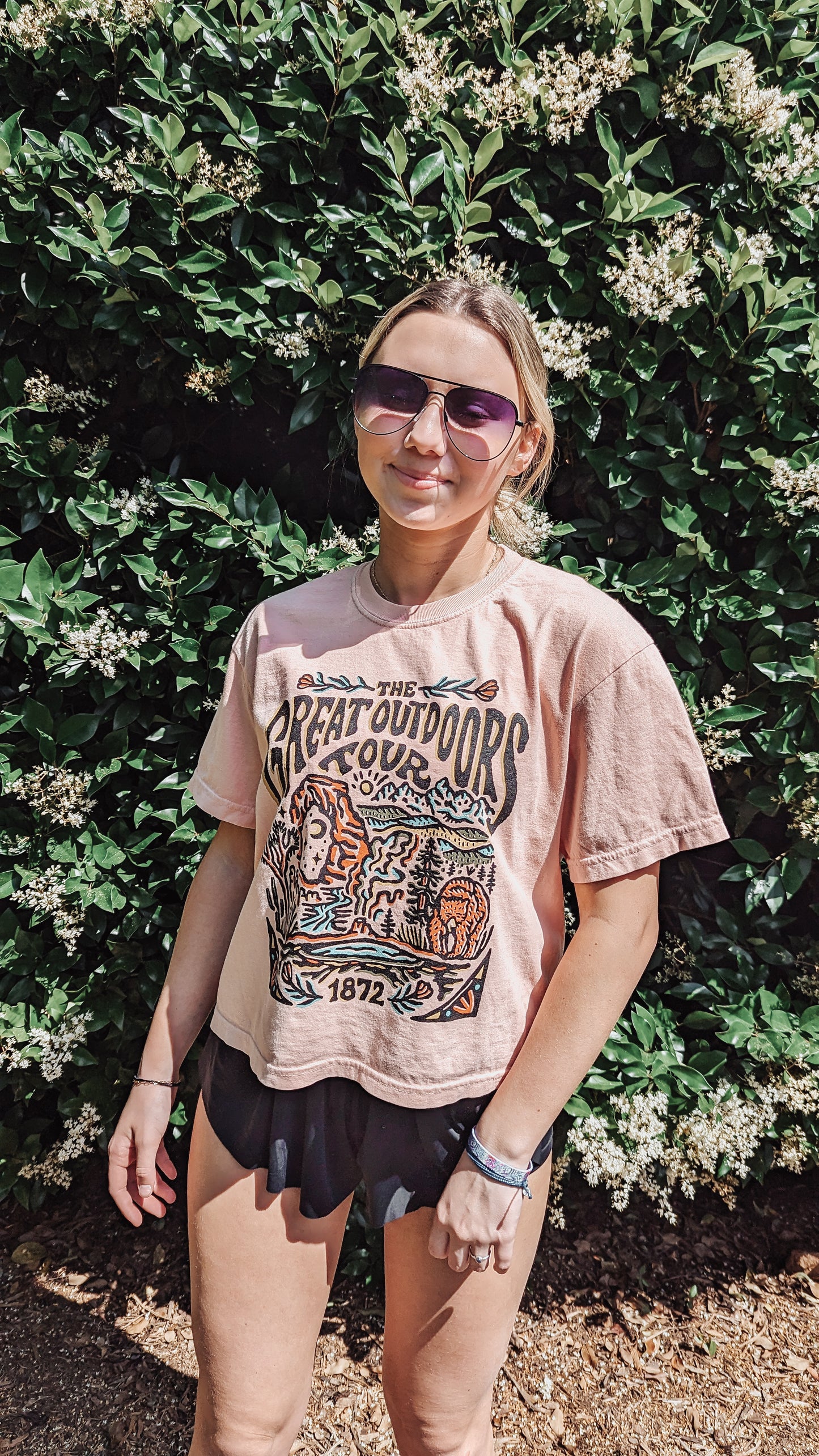 The Great Outdoors Tour Cropped Tee