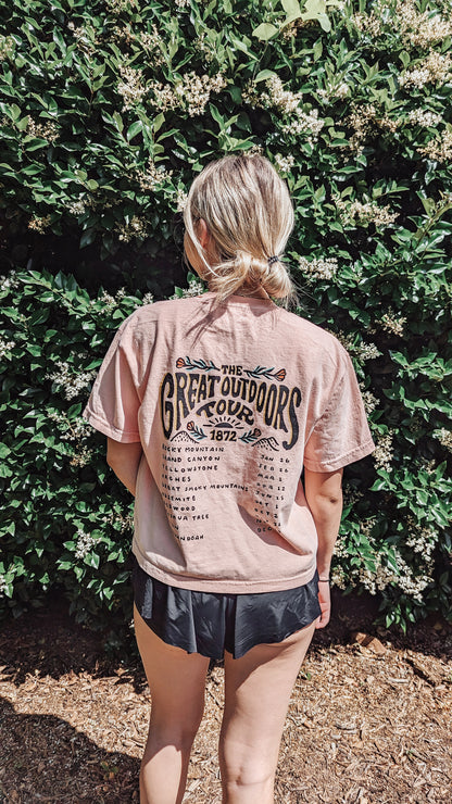 The Great Outdoors Tour Cropped Tee