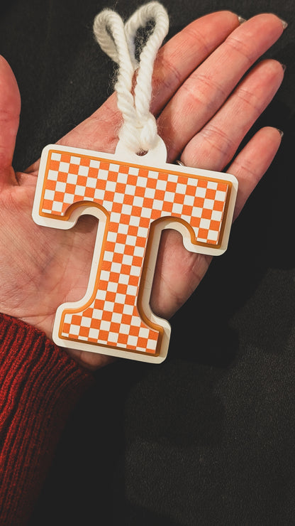 Tennessee Power T Checkered Ornament