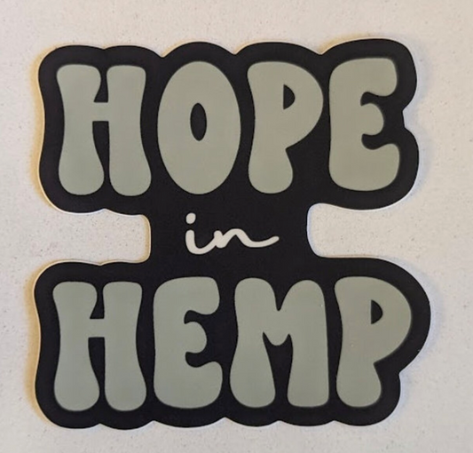 Hope In Hemp Sticker