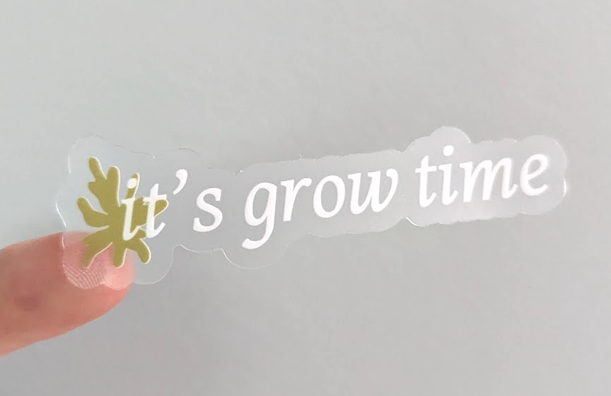 Grow Time Stickers