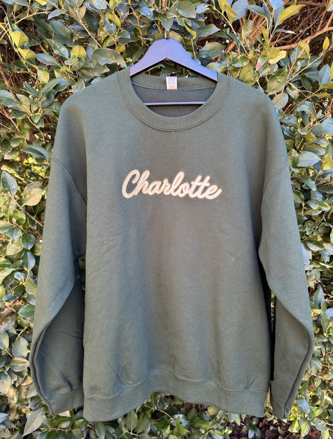 Charlotte Embroidered Crewneck