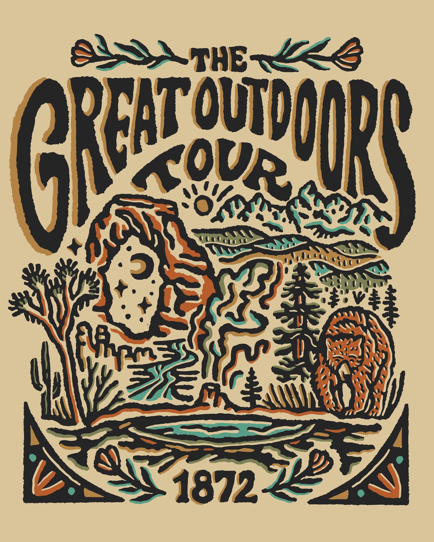 The Great Outdoor Tour Print