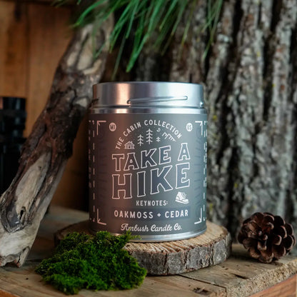 TAKE A HIKE Candle