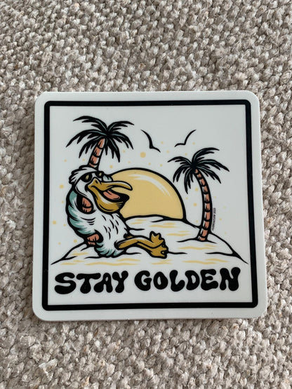 Stay Golden Sticker