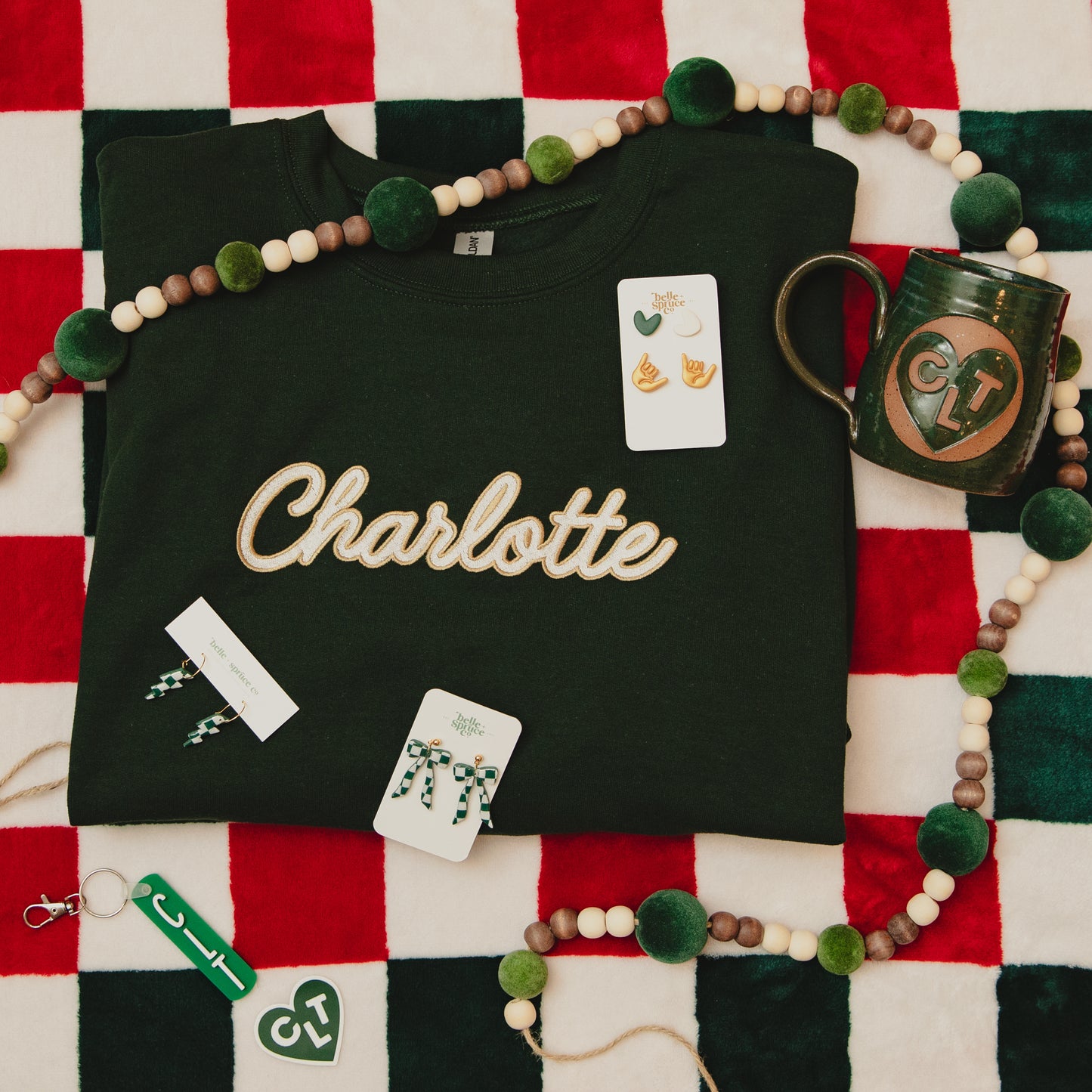 Charlotte Embroidered Crewneck